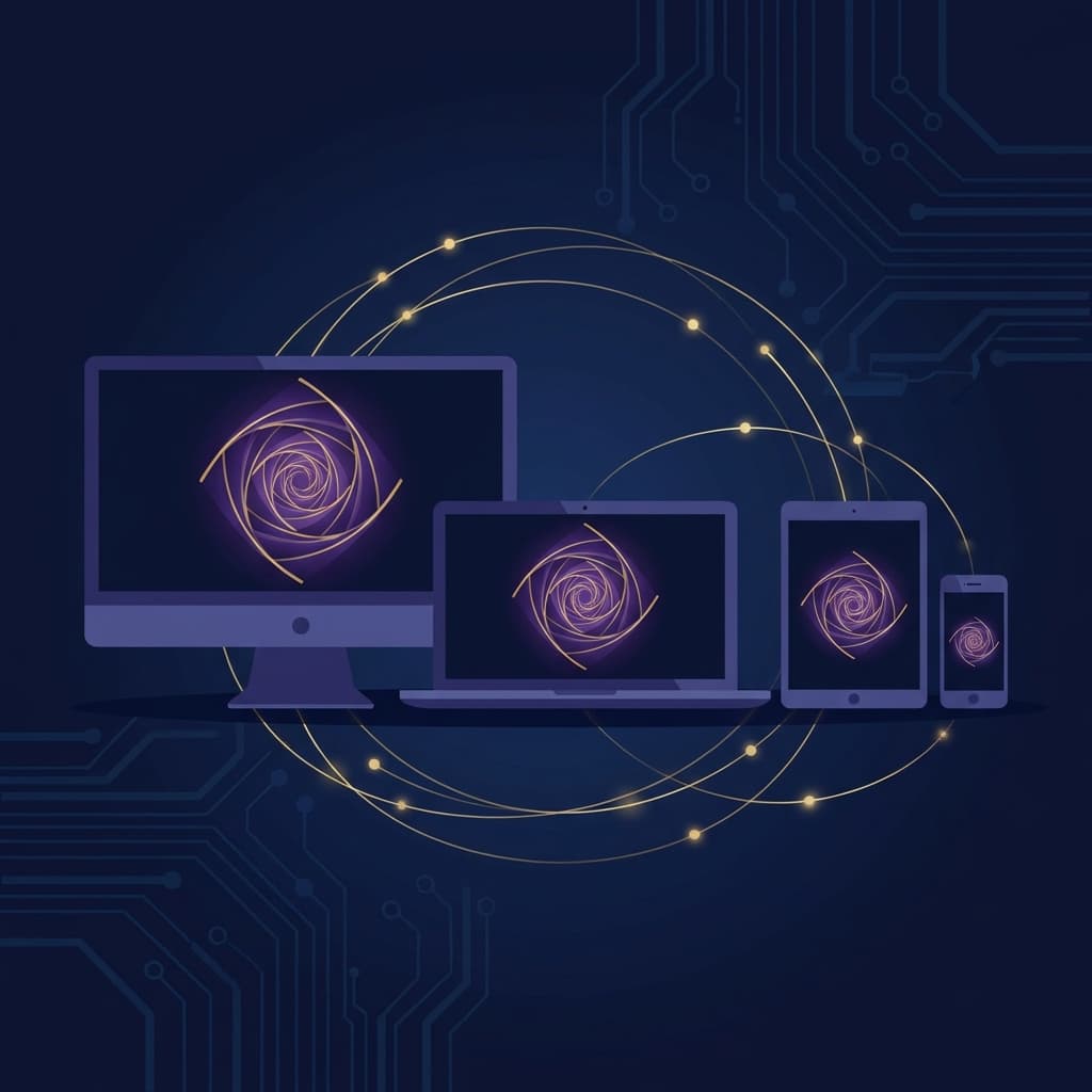 Volume Shader running on desktop, laptop, tablet, and mobile